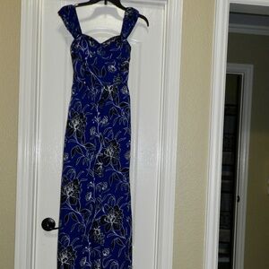 Land of The Free Floral Jumpsuit